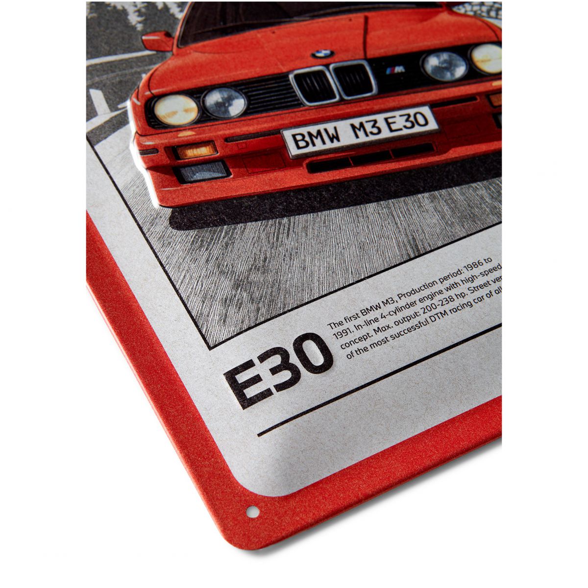 BMW M3 E30 鐵牌 